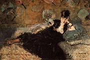 Woman with Fans(Nina de Callias) Edouard Manet